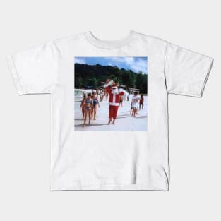 Caribbean Santa Claus Kids T-Shirt